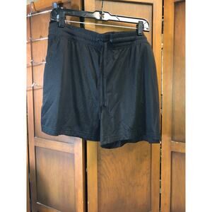 Mens black athletic wear shorts